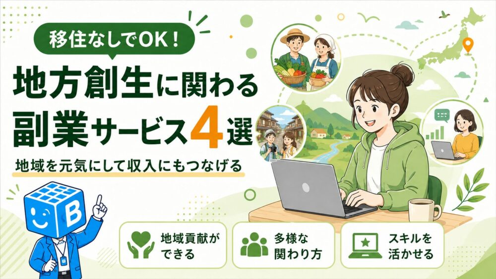 地方創生に関わる副業サービス4選