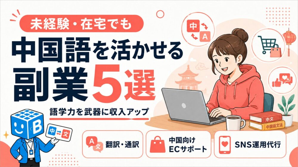 中国語を活かせる副業5選