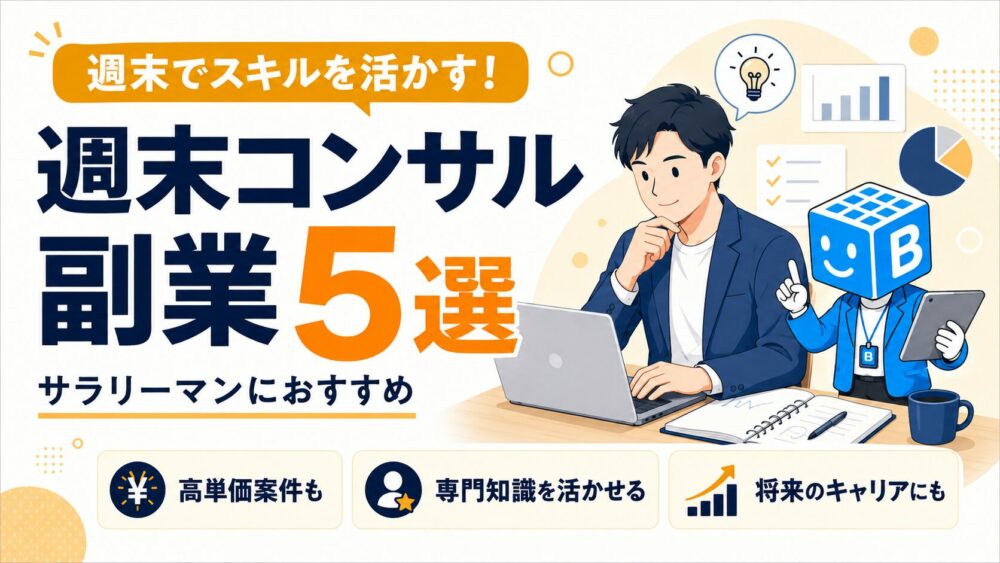 週末コンサル副業5選