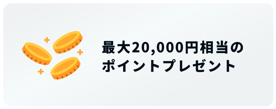ポイントプレゼント